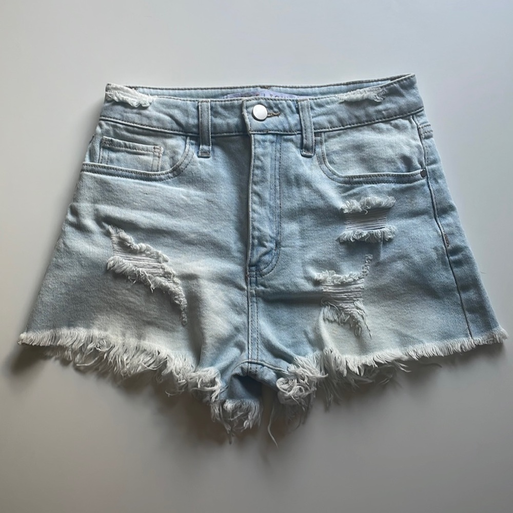 Light blue Jean shorts